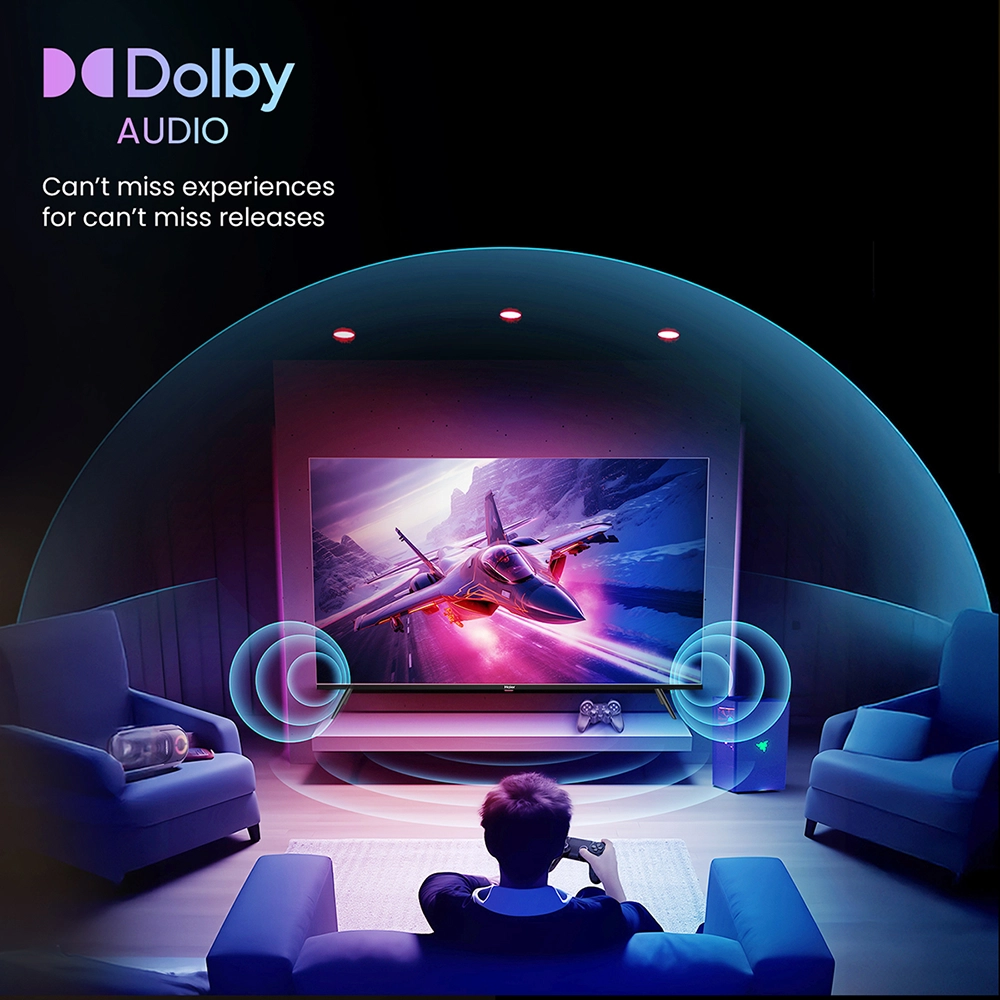 Haier A9UG 4K Ultra HD 108cm (43) Google TV | MEMC